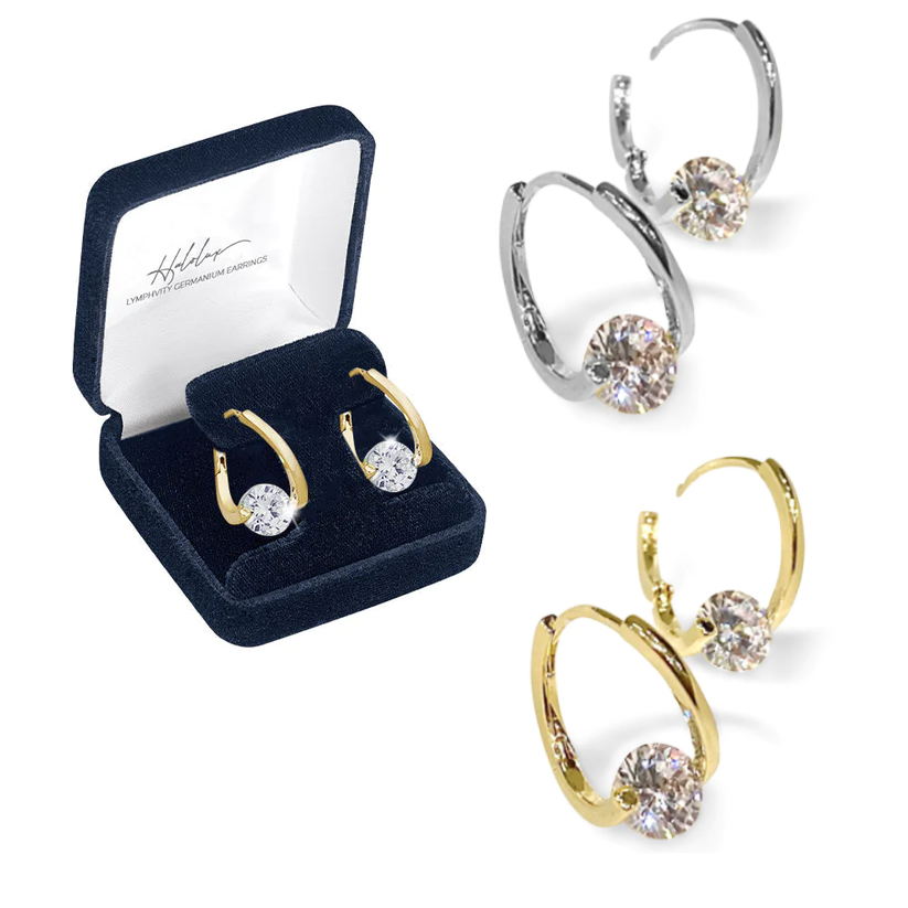(š„LAST DAY SALE-80% OFF)Histone Lymphvity MagneTherapy Germanium Earrings